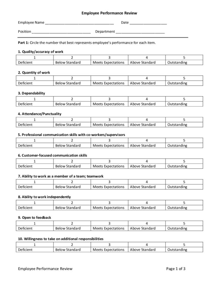 Employee Feedback Form Fillable Printable Pdf And Forms Handypdf Porn Sex Picture