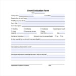 10 Event Evaluation Samples Sample Templates
