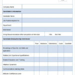 17 FREE Sample HR Evaluation Forms Examples Word PDF PSD Free