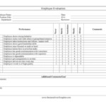 20 Best Free Employee Evaluation Form Templates In Word 2022