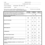 7 Performance Evaluation Form Templates Free Templates In DOC PPT