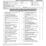 Athlete Pre Participation Evaluation Athletic Evaluation Forms