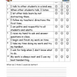Behavior Rubrics For Elementary Students Self assessment Google