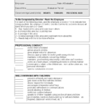 Child Care Employee Self Evaluation Form 2022 Employeeform