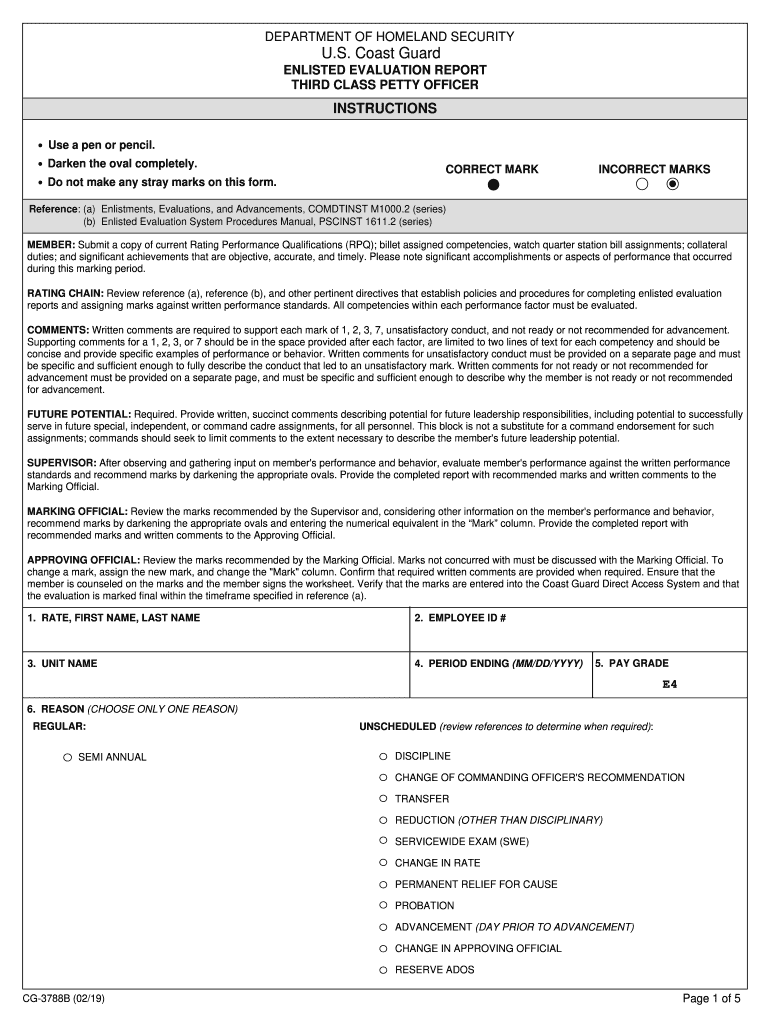 Coast Guard Marks Template Fill Out And Sign Printable PDF Template