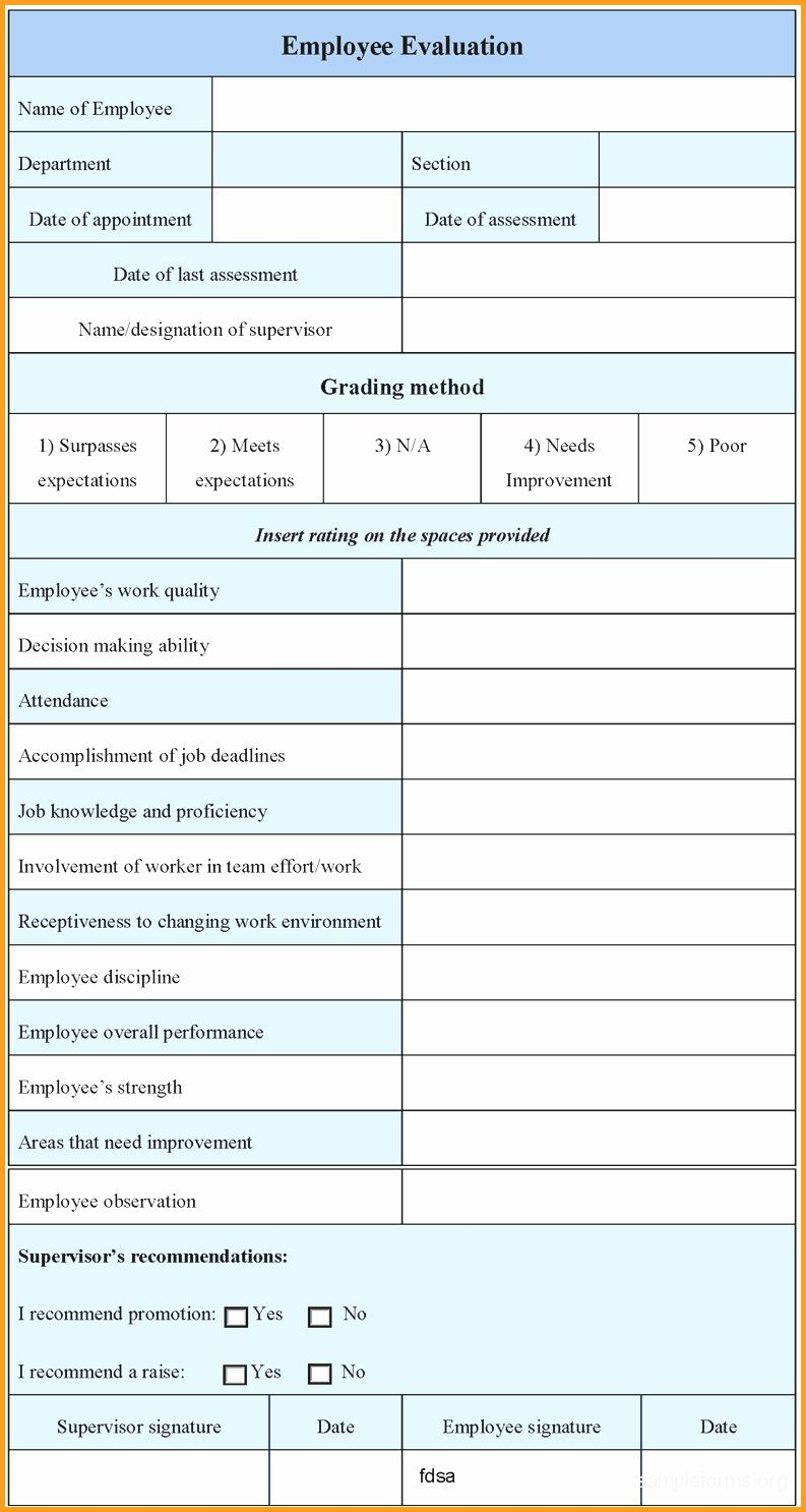 Employee Performance Plan Template Best Of Appraisal Template Example 