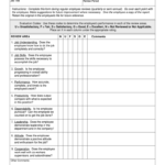 Employee Performance Review Template Excel Fill Online Printable