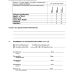 Fillable 90 Day Evaluation And Performance Review Form Printable Pdf