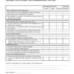 Form 24 Sample Committee Self Assessment Survey