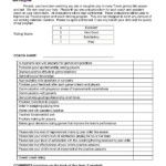 FREE 12 Coaching Feedback Forms In PDF MS Word Excel