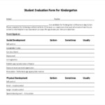 FREE 18 Sample Student Evaluation Forms In PDF MS Word Excel