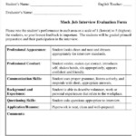 FREE 27 Interview Evaluation Forms In PDF MS Word Excel