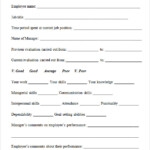 FREE 4 Employee Performance Appraisal Form Templates In PDF