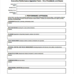 FREE 7 Executive Performance Appraisal Forms In PDF MS Word