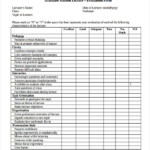 FREE 7 Lecture Evaluation Forms In PDF MS Word