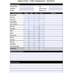FREE 7 Sample Performance Review Form Templates In PDF