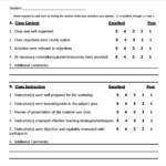 FREE 8 Course Evaluation Forms Samples In PDF
