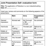 Joint Presentation Self Evaluation Form IELTS Listening Answers