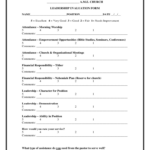 Leadership Evaluation Form 2 Free Templates In PDF Word Excel Download
