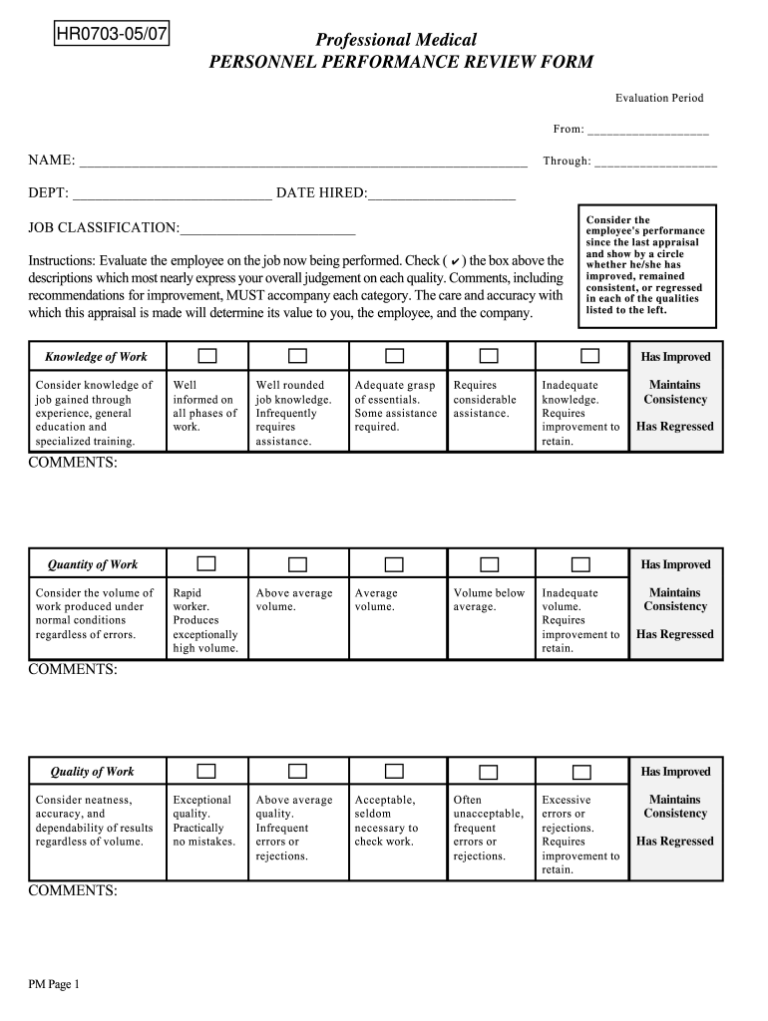 Medical Assistant Performance Evaluation Examples Fill Online ...