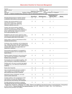 Montessori Teacher Performance Evaluation Form FORM UDLVIRTUAL EDU PE ...