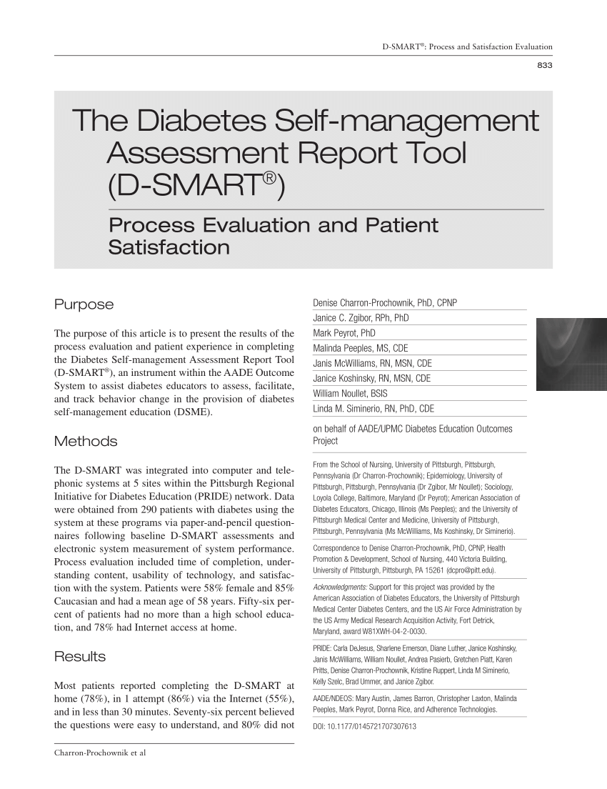 literature review on diabetes self management