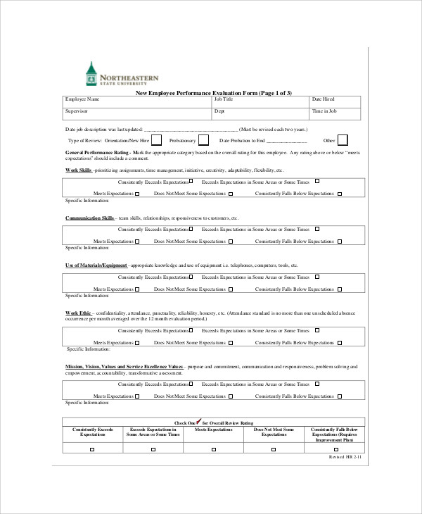 Police Officer Performance Evaluation Template TUTORE ORG Master Of