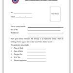 Police Verification Fill Online Printable Fillable Blank PdfFiller