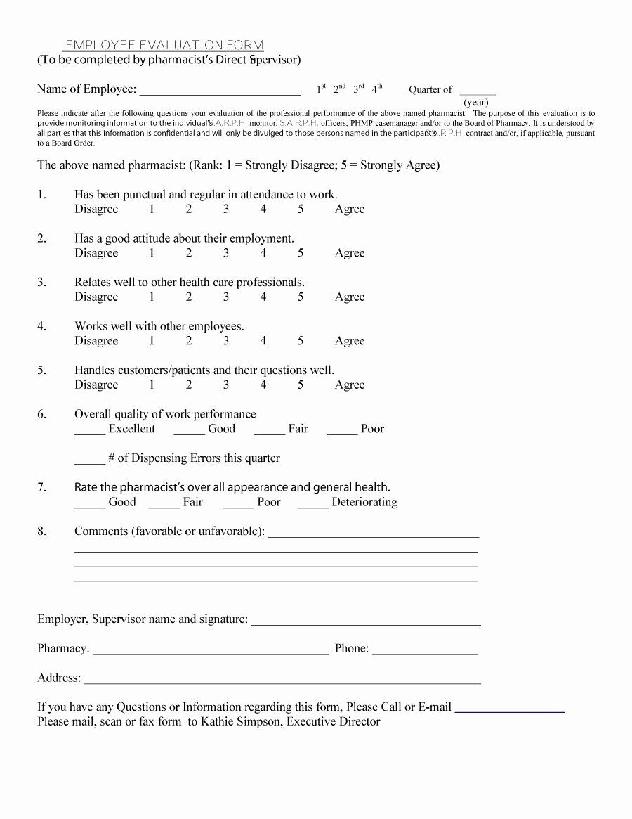 Quarterly Performance Reviews Template Elegant 46 Employee Evaluation 